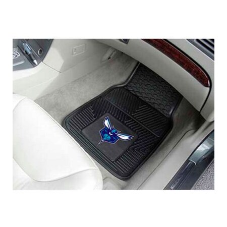 Fanmats, Llc NBA - Charlotte Hornets - Heavy Duty Vinyl 2 Piece Car Mat Set 17"W x 27"L - 9217